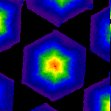 GaN micropyramid CL